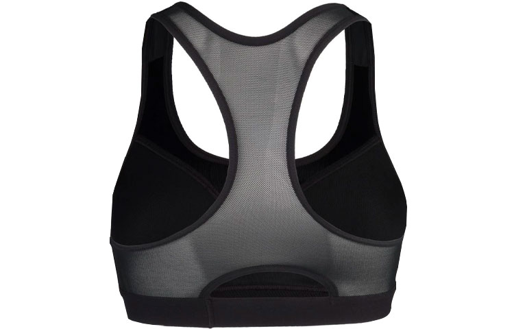 Женский спортивный бюстгальтер Nike Dri-FIT (черный) — фото 2