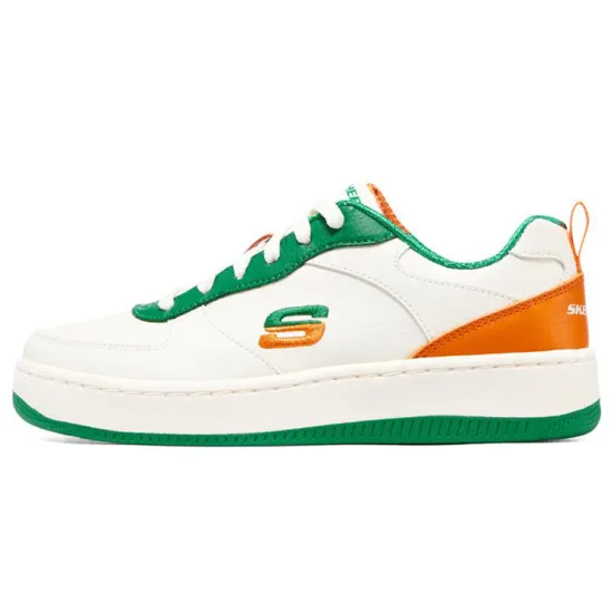 Skechers Sport Court 92 'White Green Orange' Women's