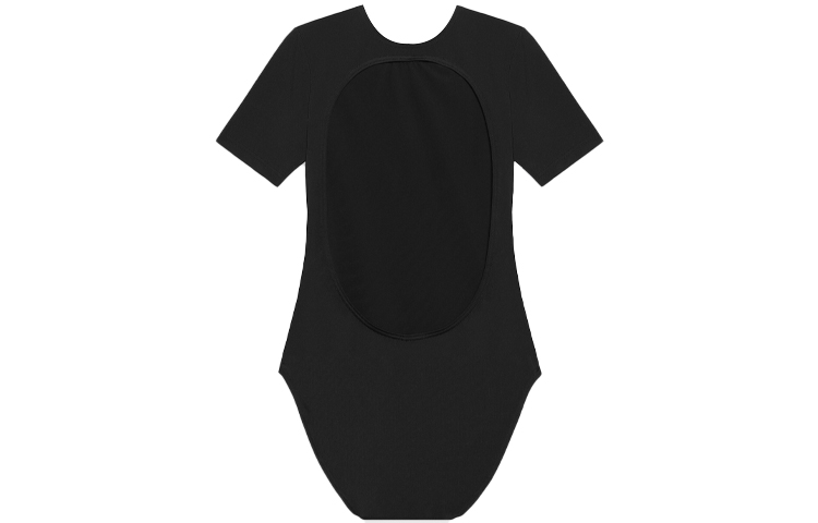 Balenciaga Open Back One Piece Swimsuit ‘Black’