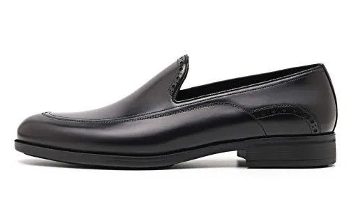 PEDRO ALTITUDE light sole series cow leather slip-on formal leather shoes for men, black