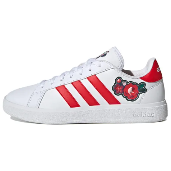 Adidas Neo X Disney Grand Court Base 2.0 Lifestyle Shoes 'White Vivid Red' Women's