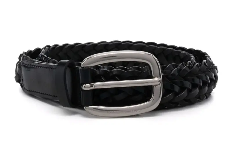 Golden Goose Interwoven Buckle Belt