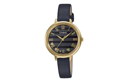 CASIO Women's Standard Series Black Watch LTP-E160GL-1A