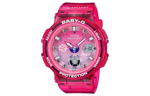CASIO Women's BABY-G Pink Watch BGA-250AQ-4A