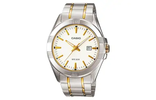 CASIO Men Standard Series 41mm White Watch MTP-1308SG-7A