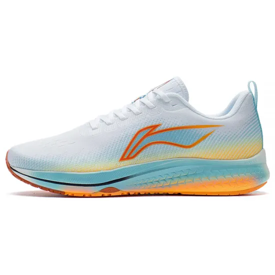 LINING Red Hare 5 Running Shoes Men Low-Top Standard White/Light Ice Blue