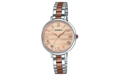 CASIO Women's Standard Series Gold Watch LTP-E160RG-9A