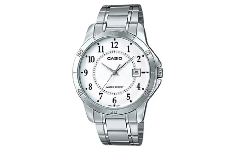 CASIO Men Standard Series 42mm White Watch MTP-V004D-7B