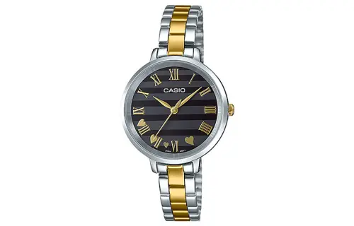 CASIO Women's Standard Series Black Watch LTP-E160SG-1A
