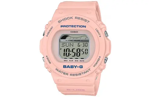 CASIO BABY G Collection 200m Waterproof Quartz Movement Resin Strap Watch Women's Watch Gray Dial
