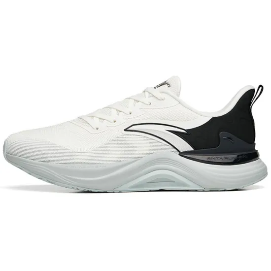 ANTA 2.5 Running Shoes Men Low-Top Ivory White/Black, White/Gray, Green