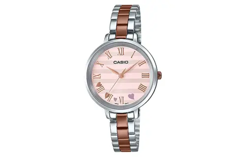 CASIO Women's Standard Series Pink Watch LTP-E160RG-4A