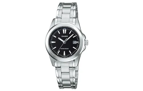 CASIO Women's Standard Series 32mm Black Watch LTP-1215A-1A2