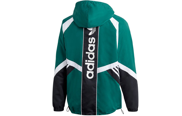 Мужская куртка adidas originals SPRT US WB 1 (зеленая) — фото 2