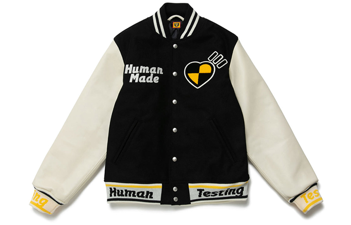 HUMAN MADE ASAP Rocky Human Testing  Varsity Jacket  