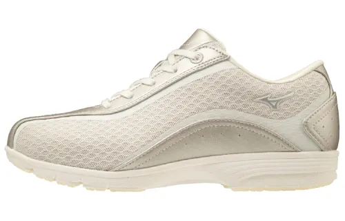 Mizuno LS802 Slip Resistant Abrasion Resistant Low top Sports Casual Shoes Women's Beige Silver