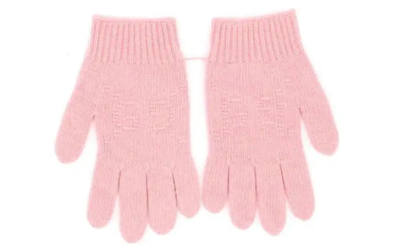 GUCCI Knit Gloves Unisex Pink