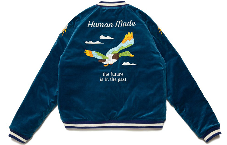 Мужская куртка Human Made HUMAN MADE FW21 (черно-белая) — фото 2