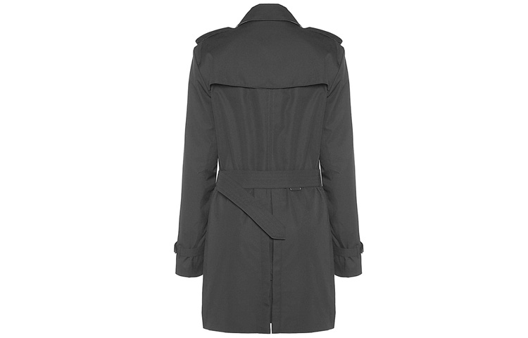 Мужской тренч Burberry Double-Breasted Trench (черный) — фото 3