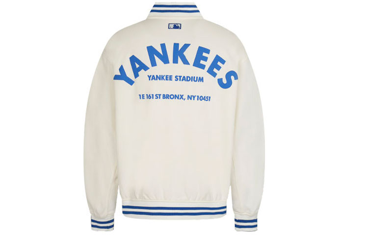 Унисекс куртка MLB NY (слоновая кость) — фото 2