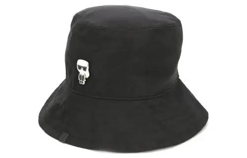 KARL LAGERFELD K/Ikonik-print Bucket Hat