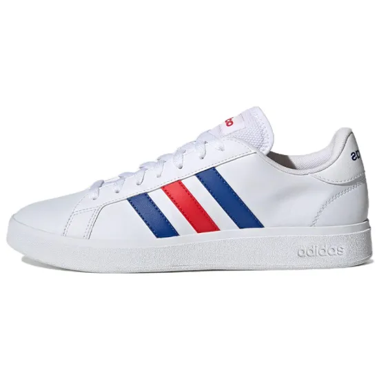 Adidas Neo Grand Court Td Cloud White Royal Blue Vivid Red