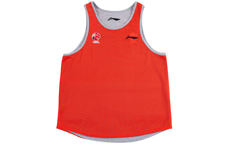 Li Ning CBA Collection Tank Top Unisex Orange Gray