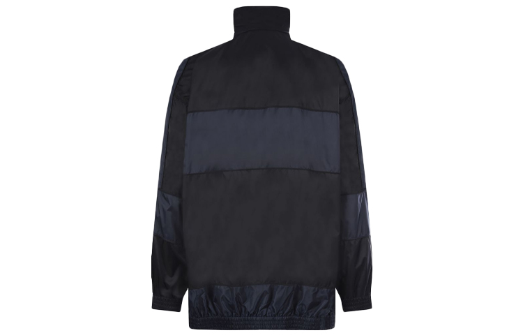 Мужские ветровки Balenciaga Spliced Windbreaker (черно-синие) — фото 2
