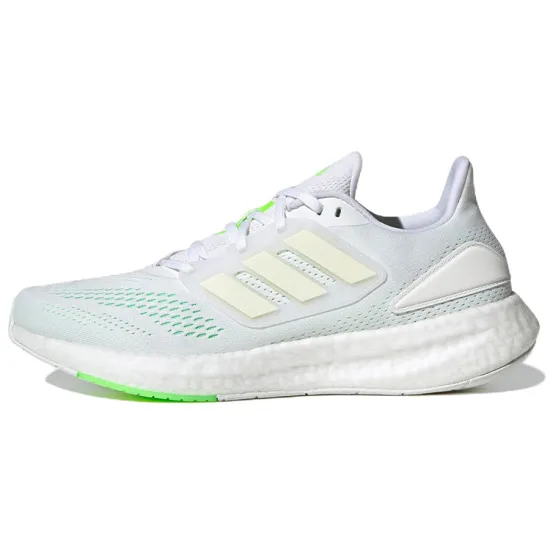 adidas Pureboost 22 Running Shoes Men Low-top White/green