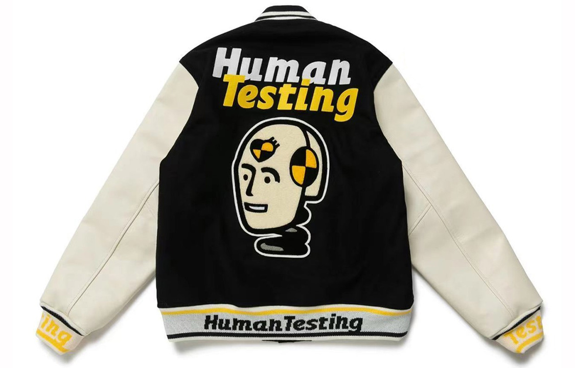 HUMAN MADE ASAP Rocky Human Testing  Varsity Jacket  