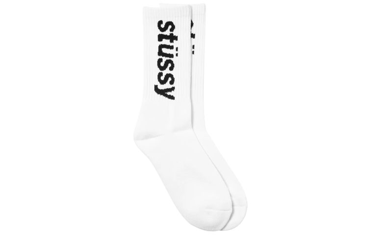 Stussy Helvetica Jacquard Crew Socks   11