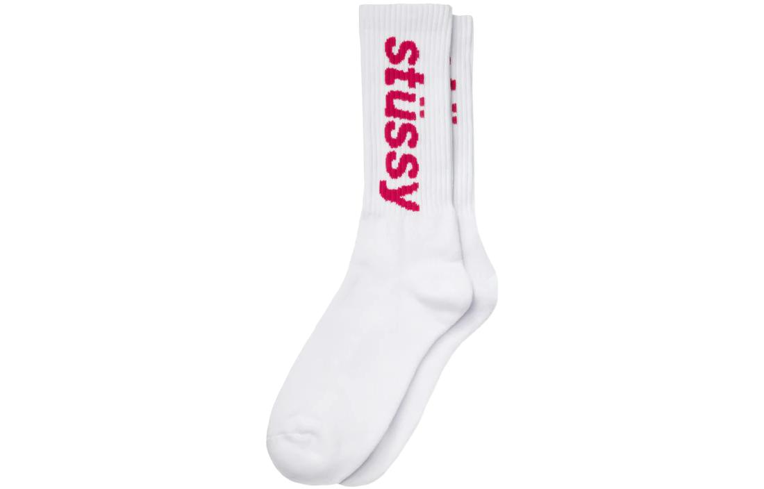 Stussy Helvetica Jacquard Crew Socks   11