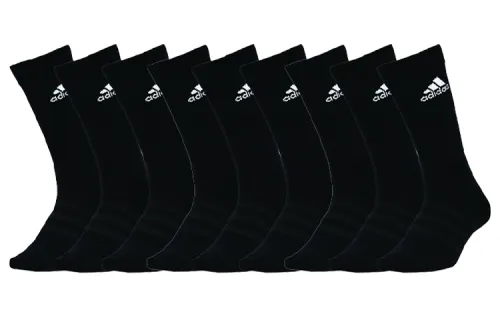 Adidas, classic basketball high boots, universal black knee socks for men and women, with your logo imprint, for beloved