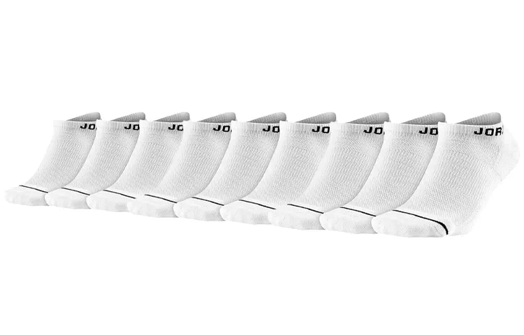 Jordan Sports Ankle Socks Unisex White Couple's