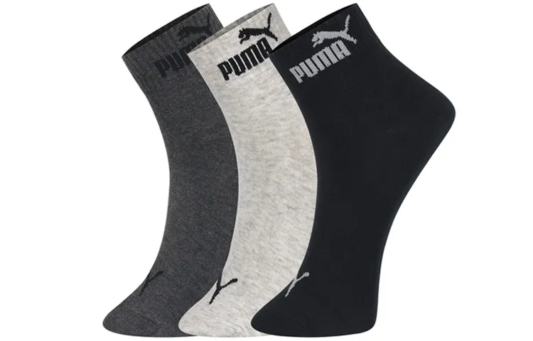 PUMA Crew Socks Men's Combo Set 3 Pack Multicolor