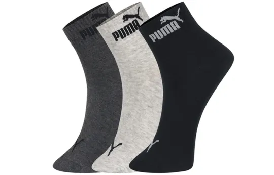 PUMA Crew Socks Men's Combo Set 3 Pack Multicolor
