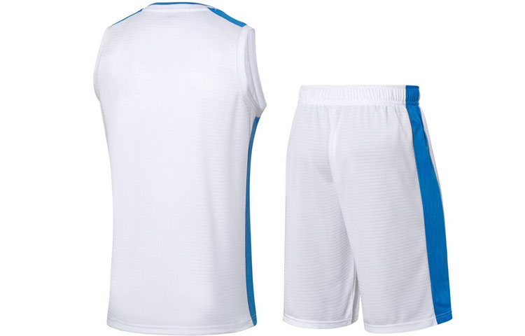 Li Ning Casual Sportswear Men’s White V Neck Moderate