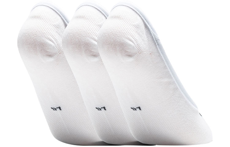 Under Armour Ankle Socks Unisex 3 Pack White