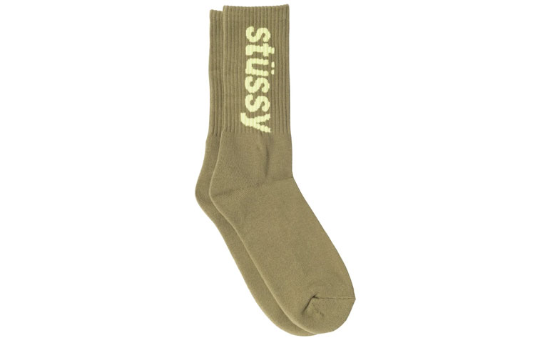 Stussy Helvetica Jacquard Crew Socks   11