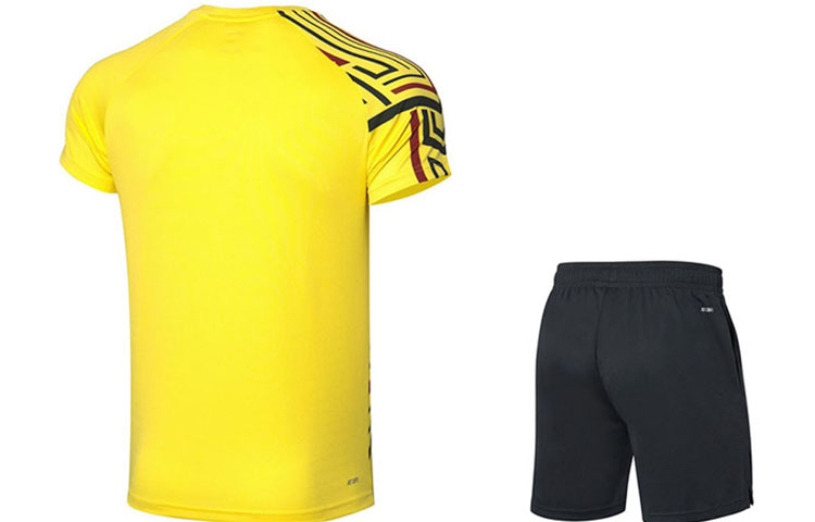 Li Ning Casual Sportswear Men’s Dandelion Yellow V Neck Moderate