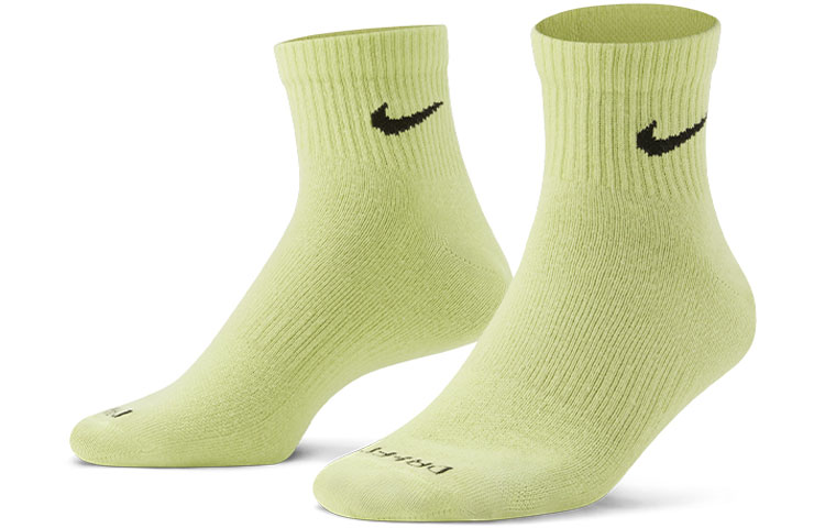 Nike Ankle Socks Unisex Yellow/Gray/Navy Blue