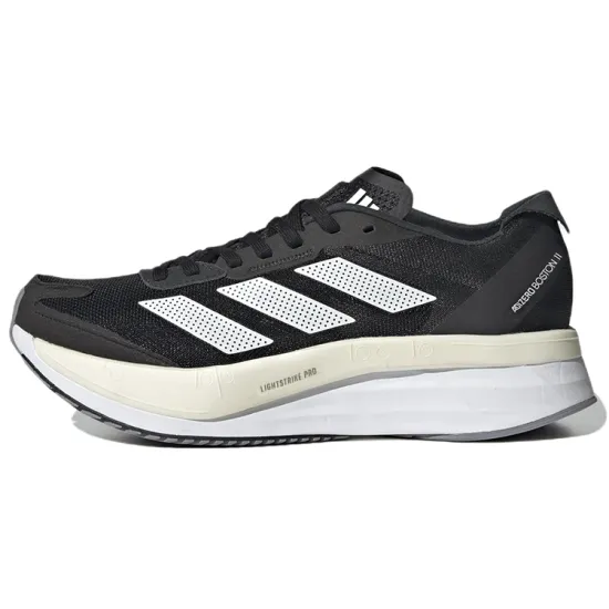 Adidas Adizero Boston 11 Running Shoes Women's Low-top Black/white