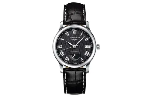 LONGINES Master Collection Mechanical Movement 30m Waterproof Men's Watch Black Dial Stainless Steel Case