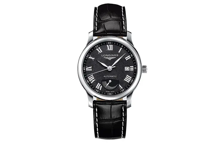 LONGINES Master Collection Mechanical Movement 30m Waterproof Men's Watch Black Dial Stainless Steel Case
