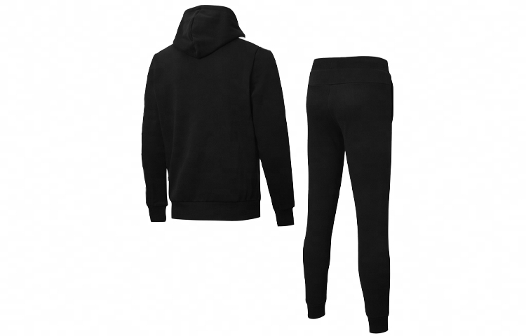 PUMA Casual Sportswear Men’s Black Thickened And Fleece Lined