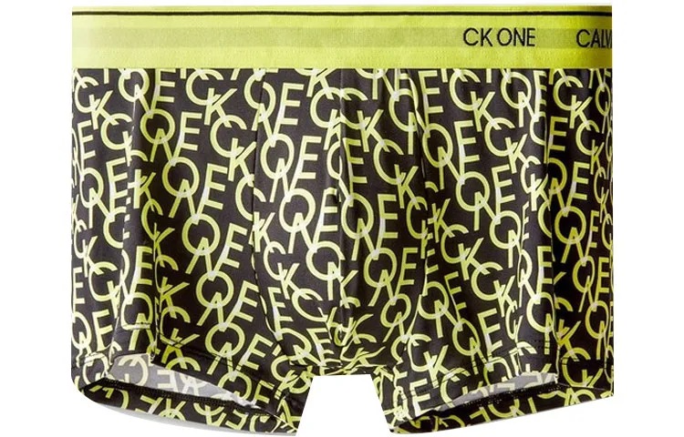 CALVIN KLEIN Boxer Briefs Men's 1 Pack Yellow