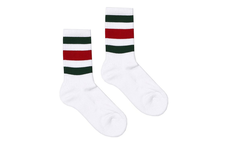 GUCCI Striped Web Socks