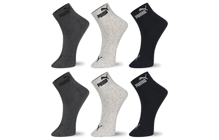 PUMA Crew Socks Men’s Combo Set 3 Pack Multicolor