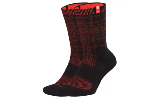 Nike Basketball Crew Basketball Sports Socks, Men and Women Same Style, Couple Style, 1 Pair, Pepper Red, Couple Style