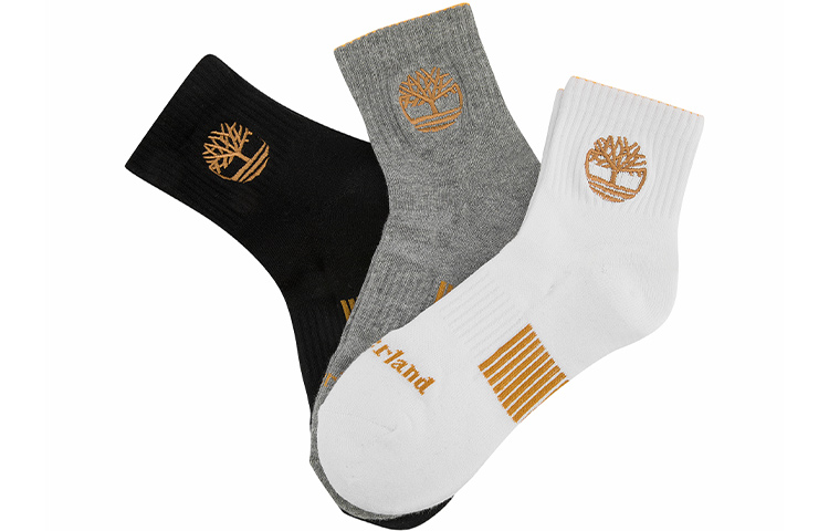 Timberland Crew Socks Men’s 3 Pack Multicolor
